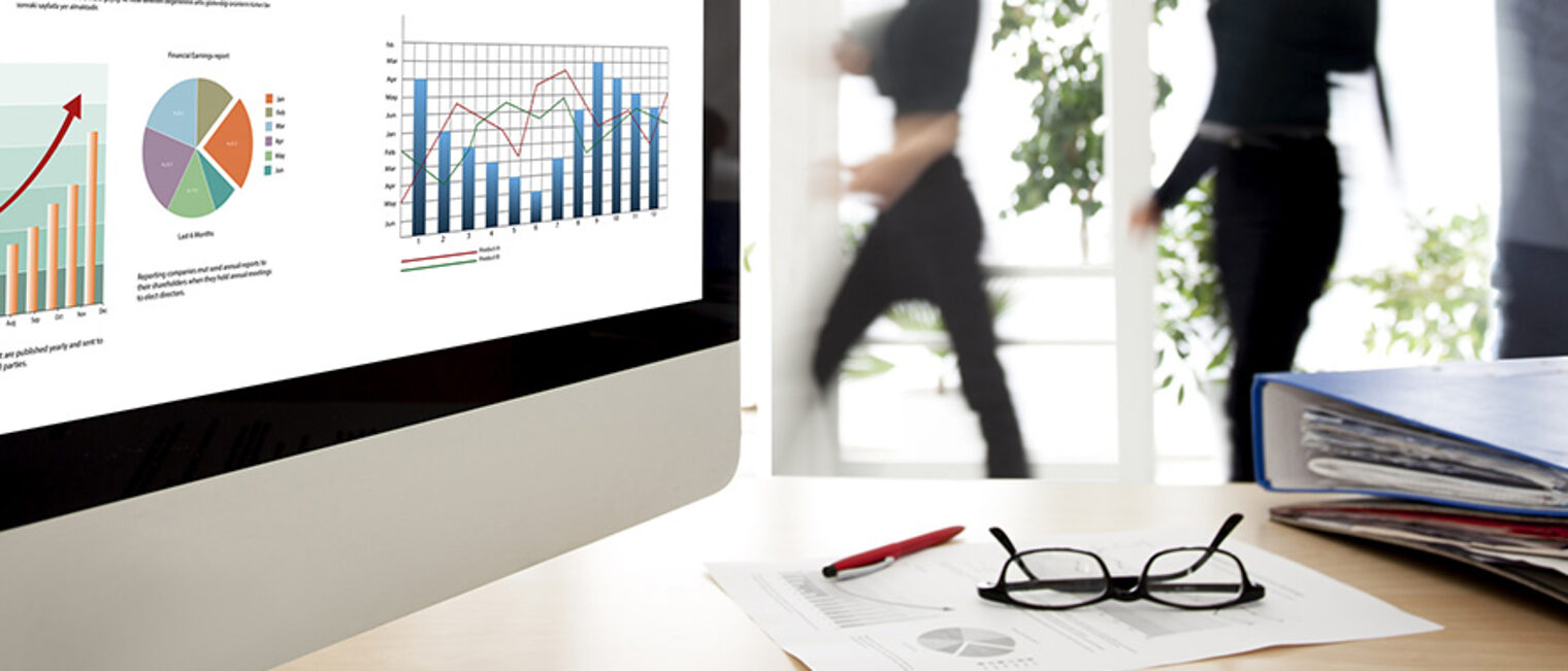 Büro Statistik Schreibtisch